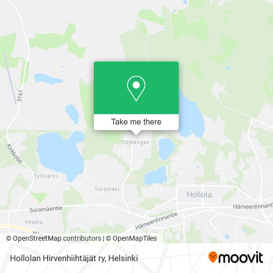 Hollolan Hirvenhiihtäjät ry map