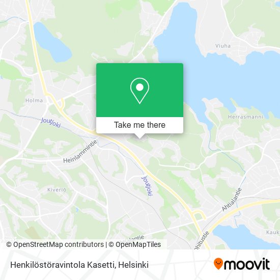 Henkilöstöravintola Kasetti map