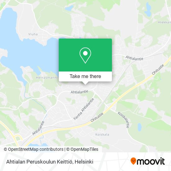 Ahtialan Peruskoulun Keittiö map