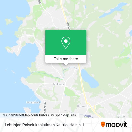 Lehtiojan Palvelukeskuksen Keittiö map