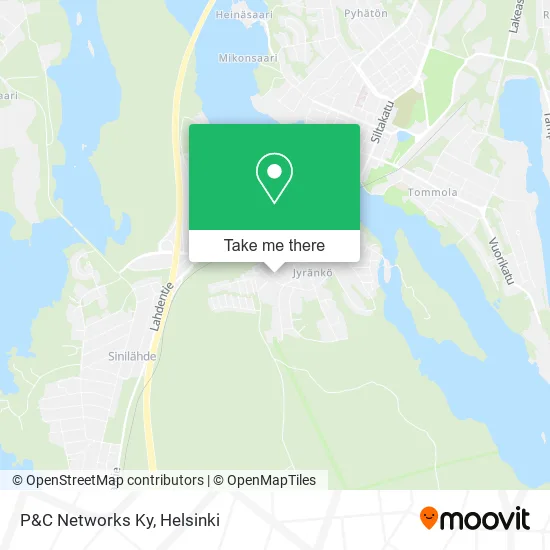P&C Networks Ky map