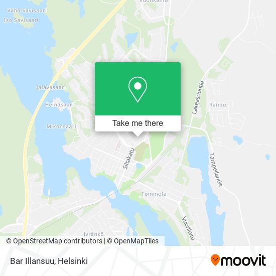 Bar Illansuu map