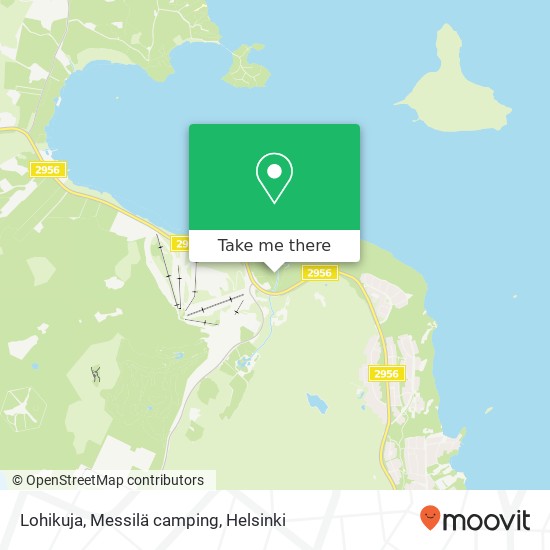 Lohikuja, Messilä camping map