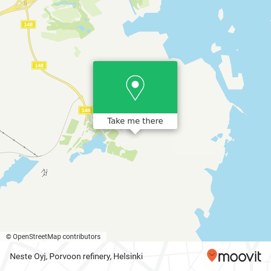 Neste Oyj, Porvoon refinery map