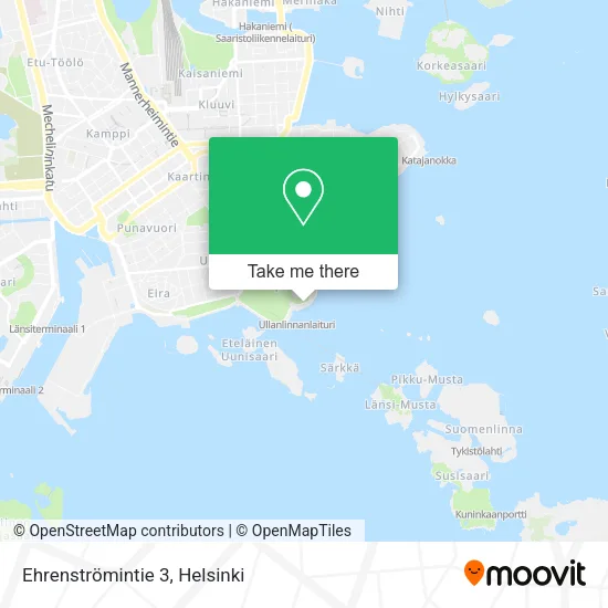 Ehrenströmintie 3 map