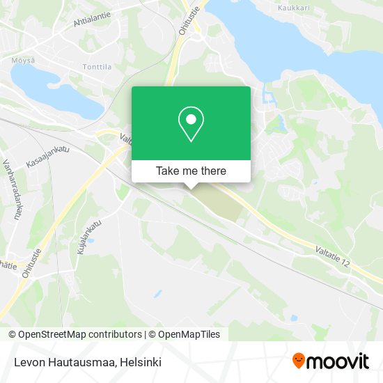 Levon Hautausmaa map