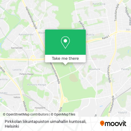 Pirkkolan liikuntapuiston uimahallin kuntosali map