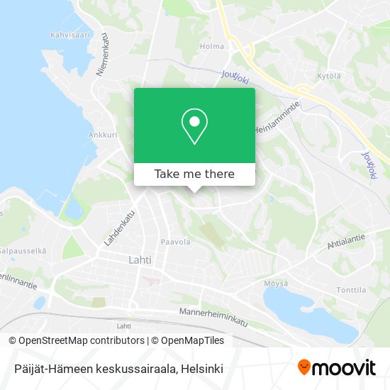 Päijät-Hämeen keskussairaala map