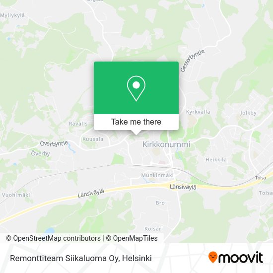 Remonttiteam Siikaluoma Oy map