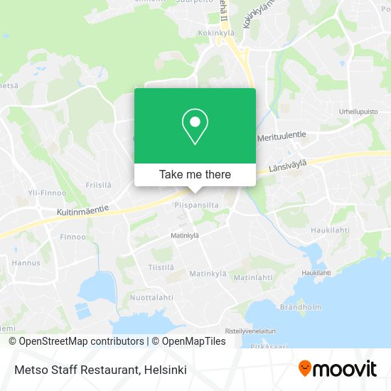 Metso Staff Restaurant map