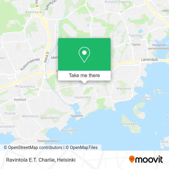 Restaurant E.T. Charlie map