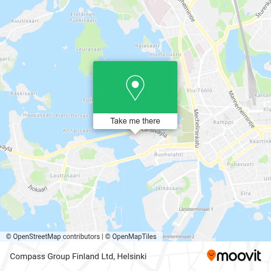 Compass Group Finland Ltd map