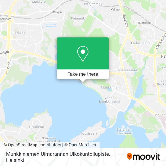 Munkkiniemen Uimarannan Ulkokuntoilupiste map