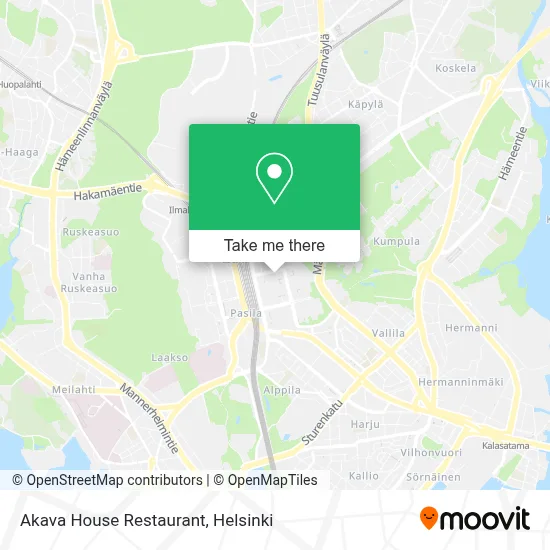 Akava House Restaurant map