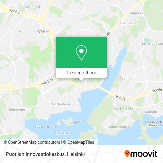 Puotilan Innovaatiokeskus map