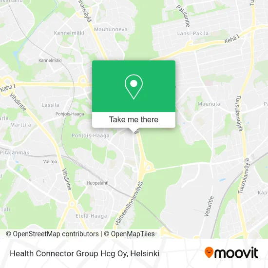 Health Connector Group Hcg Oy map