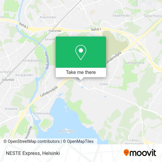 NESTE Express map