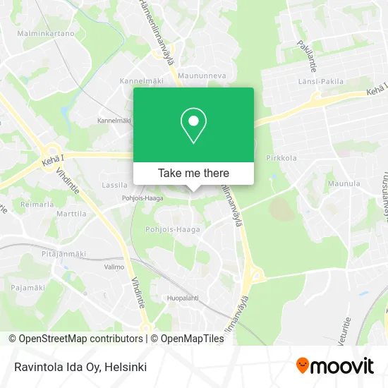 Restaurant Ida Ltd map