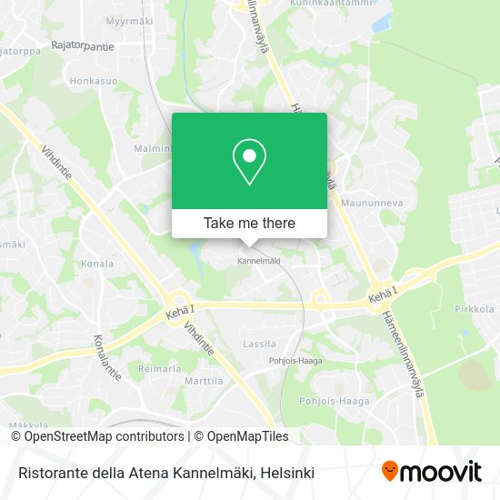 Ristorante della Atena Kannelmäki map