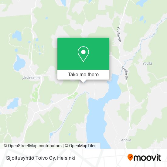 Sijoitusyhtiö Toivo Oy map