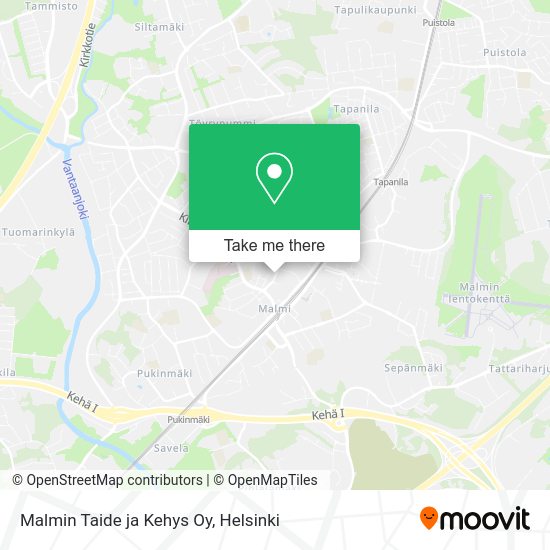 Malmin Taide ja Kehys Oy map