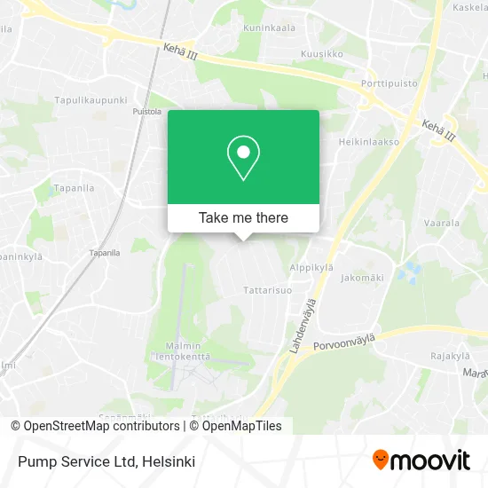 Pump Service Ltd map