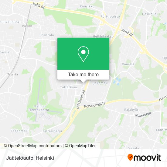 Jäätelöauto map