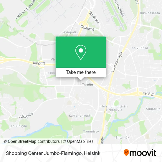 Shopping Center Jumbo-Flamingo map