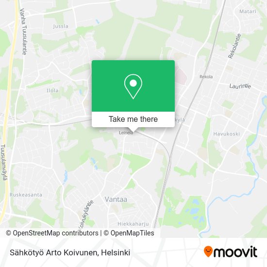 Sähkötyö Arto Koivunen map