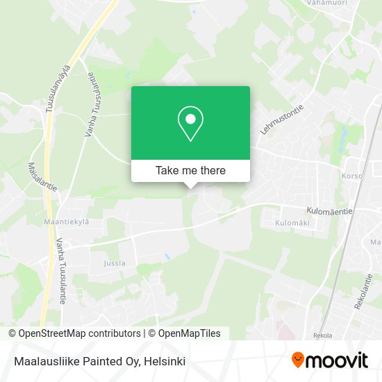 Maalausliike Painted Oy map