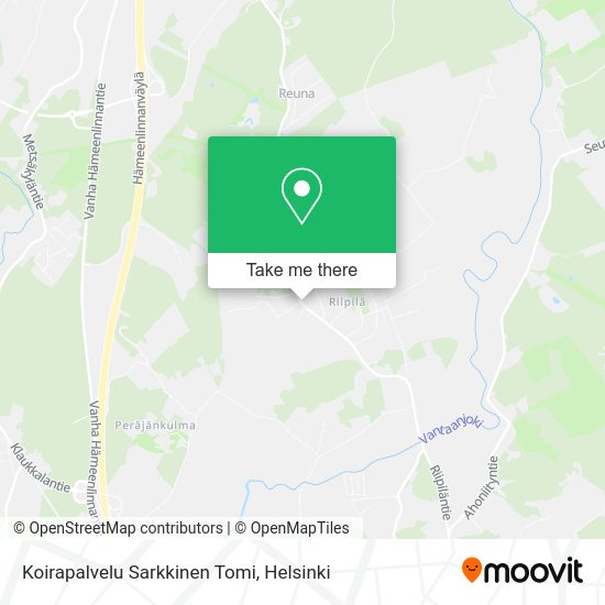 Koirapalvelu Sarkkinen Tomi map