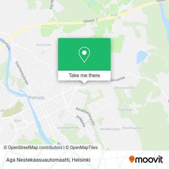 Aga Nestekaasuautomaatti map