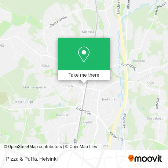Pizza & Puffa map