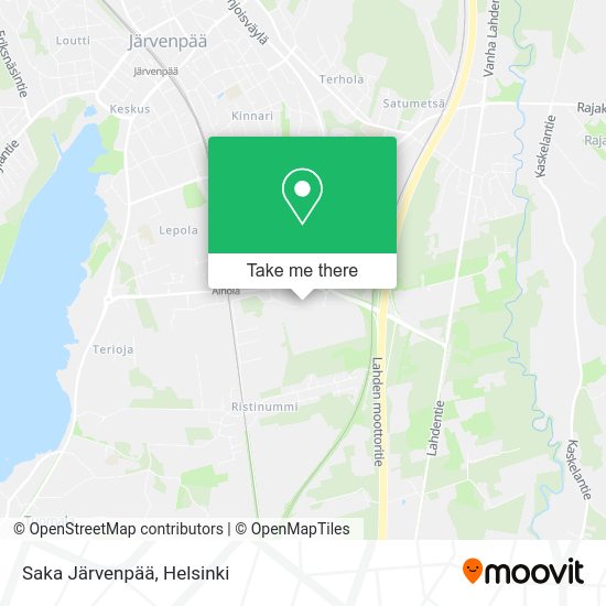 Saka Järvenpää map