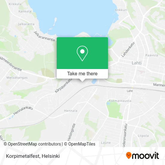 Korpimetalfest map