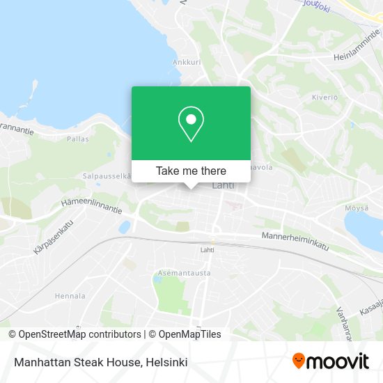 Manhattan Steak House map