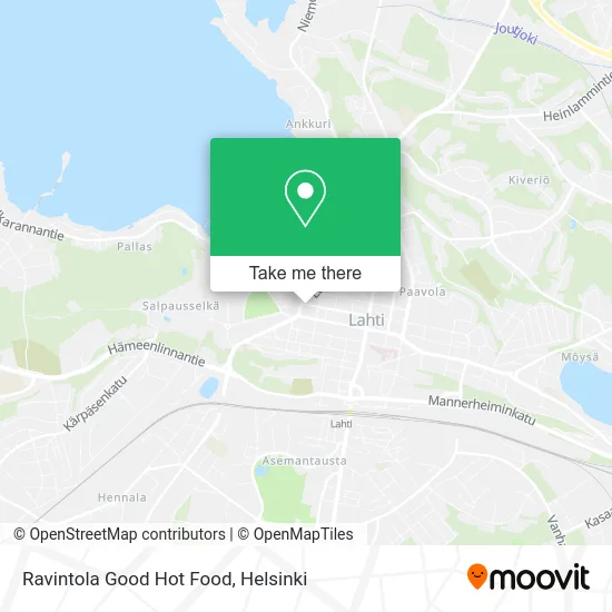 Restaurant Good Hot Food map