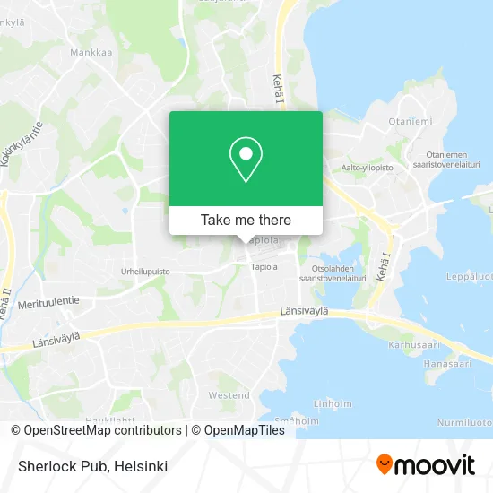 Sherlock Pub map