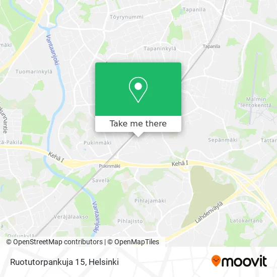Ruotutorpankuja 15 map