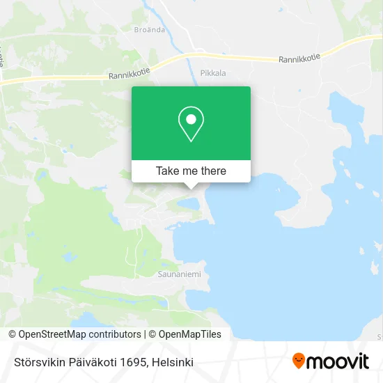 Störsvikin Päiväkoti 1695 map
