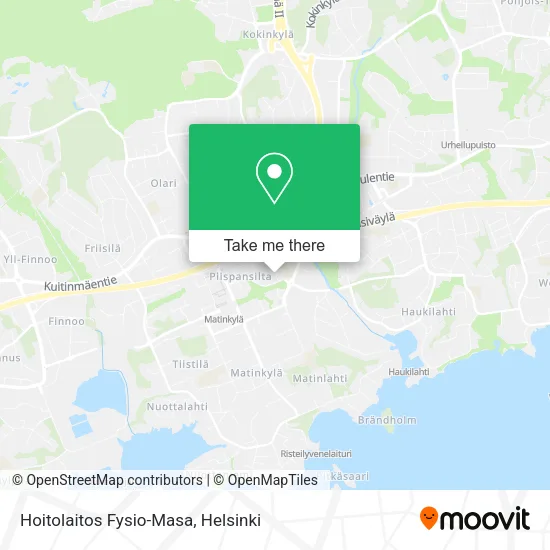 Hoitolaitos Fysio-Masa map