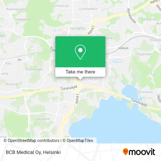 BCB Medical Oy map