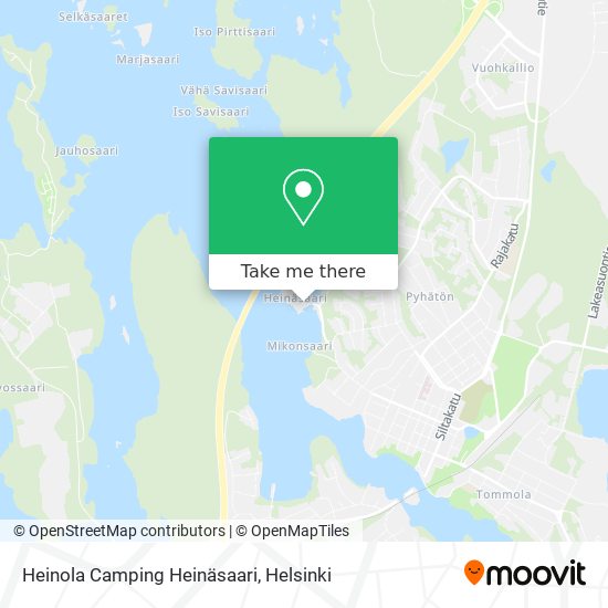 Heinola Camping Heinäsaari map