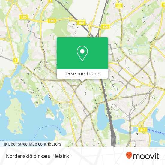 Nordenskiöldinkatu map