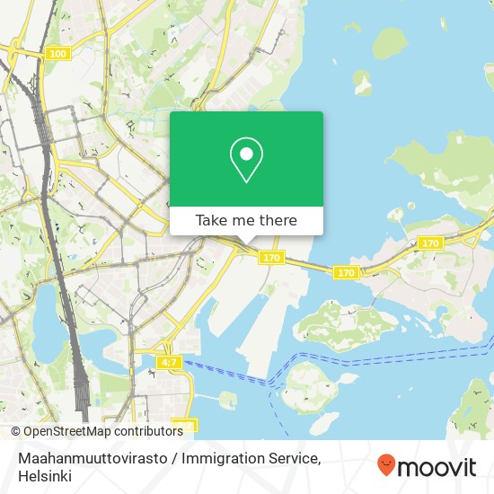 Maahanmuuttovirasto / Immigration Service map