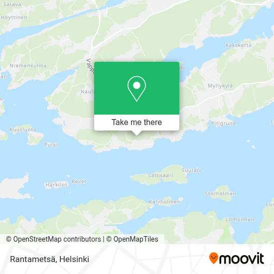 Rantametsä map