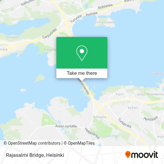 Rajasalmi Bridge map