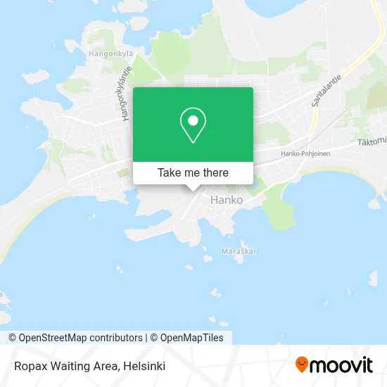Ropax Waiting Area map