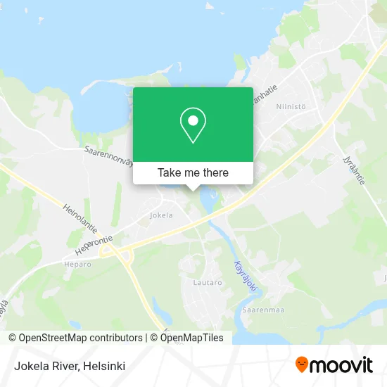 Jokela River map