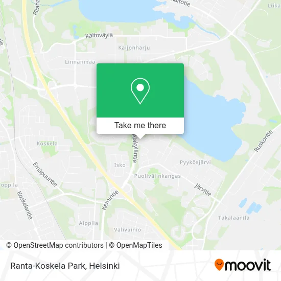 Ranta-Koskela Park map